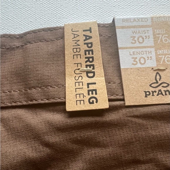 NWT PrAna Men's Double Peak Convertible Pant Fit 30x30 Antique Bronze MSRP $110 - Picture 11 of 11